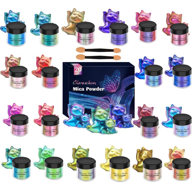 Resin Pigment Set - 10/20 renkler Set reçine renk değiştiren