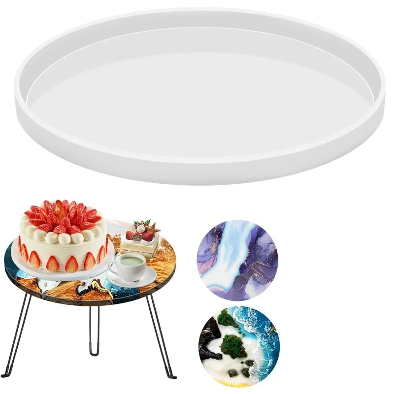Coaster Mold Round - Yuvarlak Epoksi Masa Reçine Kalıpları, Büyük