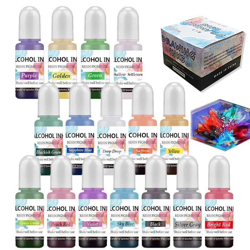 Resin Pigment Set - Epoksi Reçine DIY UV Reçine Kalıp