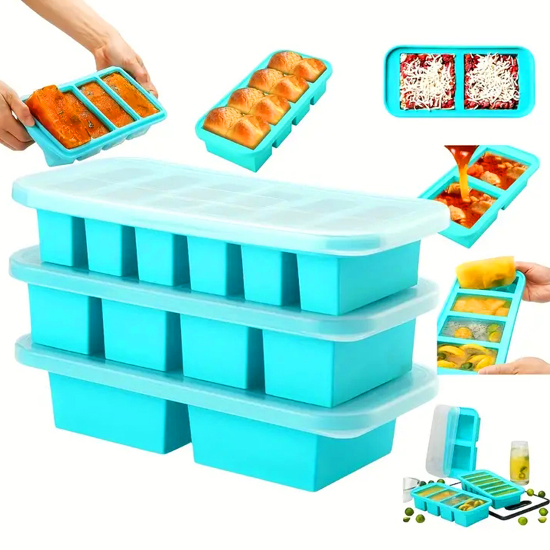 Serving Tray Mold - 2 veya 3 parçalı silikon dondurucu