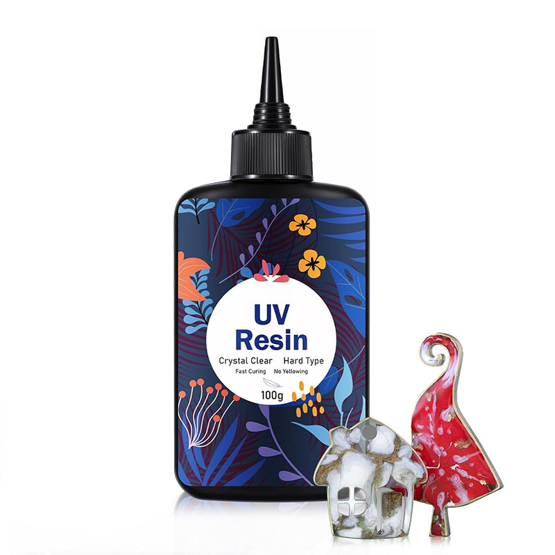 Epoxy Uv Resin Kit - 1 parça 100G yükseltilmiş UV reçine