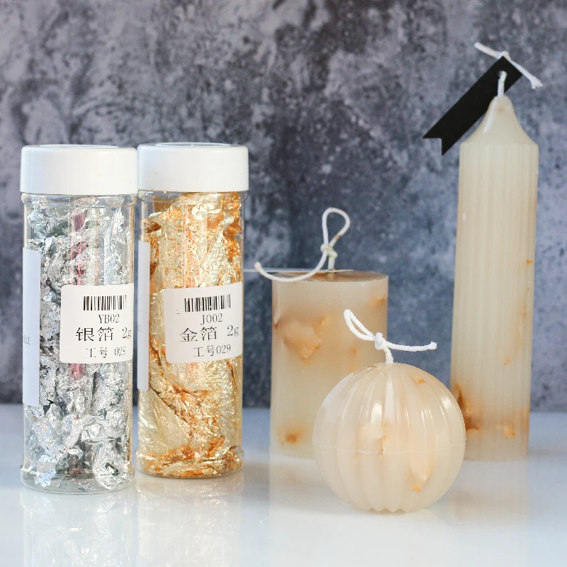 Gold Foil Flakes - Yaratıcı el yapımı mum yapımı malzemeleri