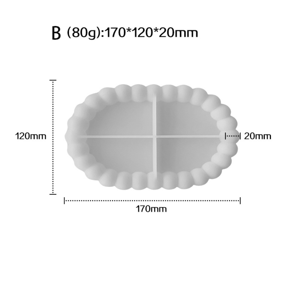 Coaster Mold Round - Kabarcık Depolama Tepsisi Silikon Kalıp Yuvarlak