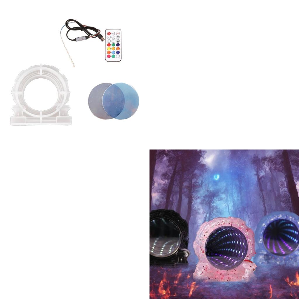Resin Craft Genshin - DIY Süslemeleri için Abissal Ayna Silikon