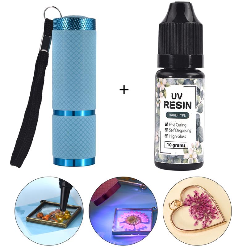 10g 25g sert UV reçine DIY hız - Epoxy Uv Resin Kit incelemesi ve fiyatı