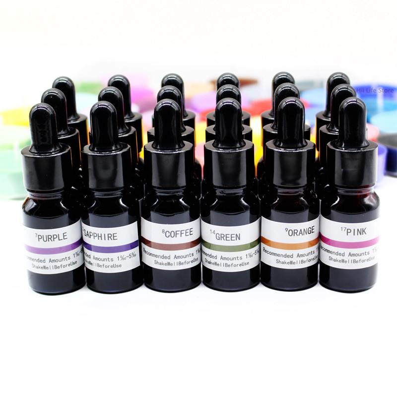 10ml Sıvı Mum Boyası Yüksek Ko - Resin Pigment Set incelemesi ve fiyatı