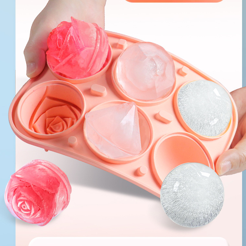 3D Gül Elmas Yuvarlak Buz Küpü - Coaster Mold Round incelemesi ve fiyatı