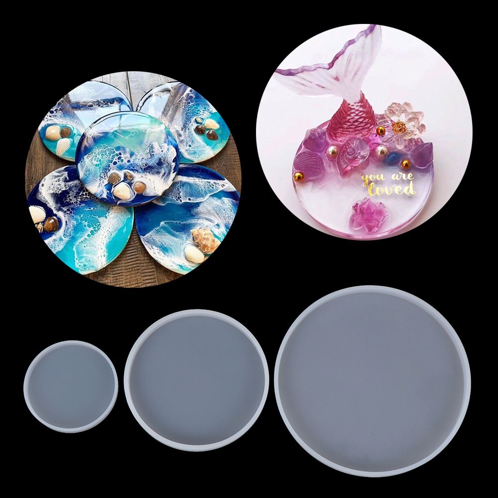 DIY Zanaat Silikon Sıvı Sanat  - Coaster Mold Round incelemesi ve fiyatı