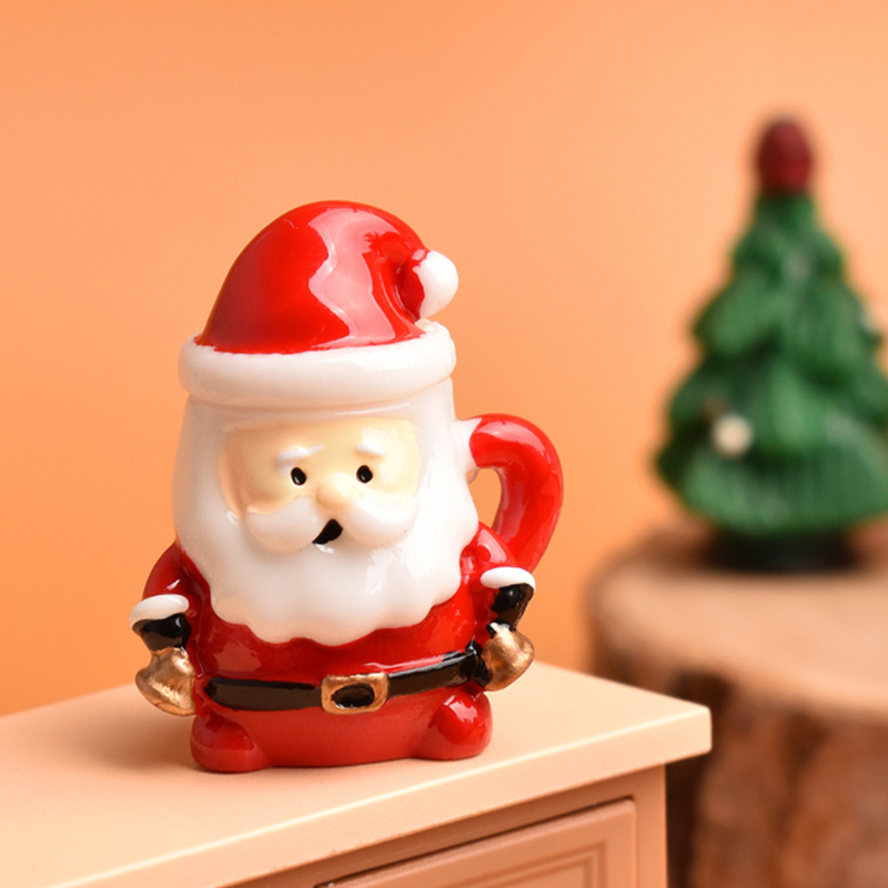 Mini Noel Baba Çay Fincanı Süs - Resin Craft Material incelemesi ve fiyatı