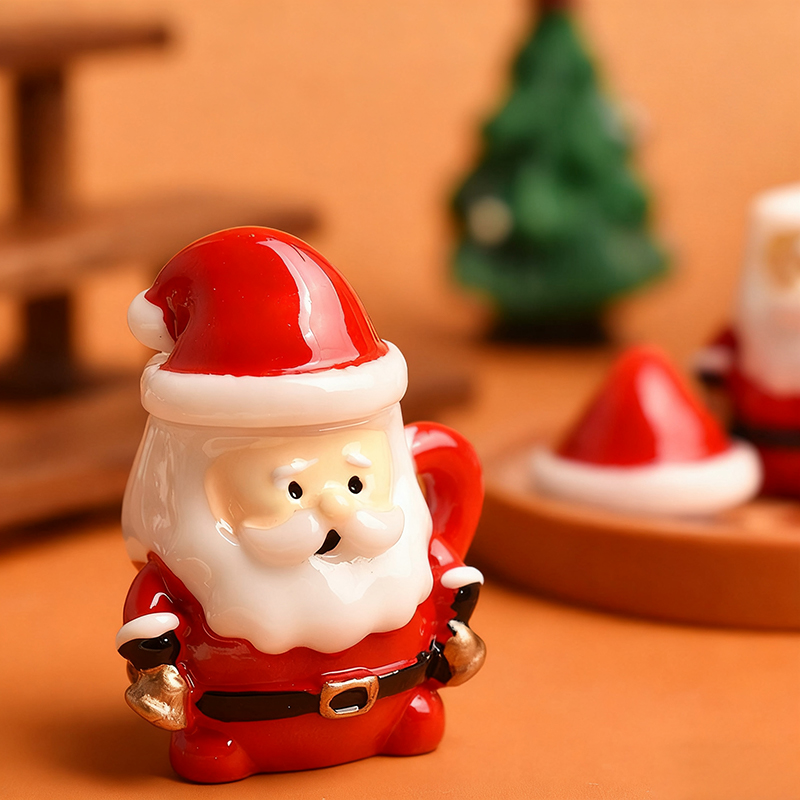 Mini Noel Baba Çay Fincanı Süs - Resin Craft Material incelemesi ve fiyatı