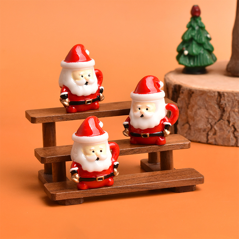 Mini Noel Baba Çay Fincanı Süs - Resin Craft Material incelemesi ve fiyatı