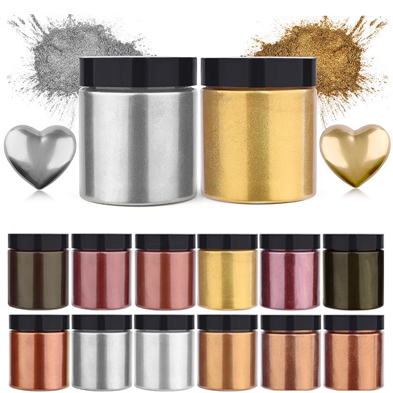 50g pırıltılı metalik altın gü - Resin Pigment Set incelemesi ve fiyatı