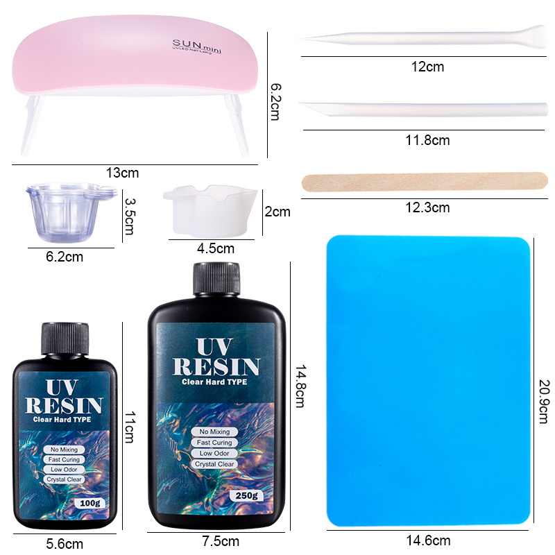 100g/250g Şeffaf UV Reçine Ser - Epoxy Uv Resin Kit incelemesi ve fiyatı